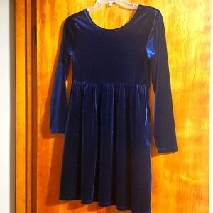 Velvet Blue Dress